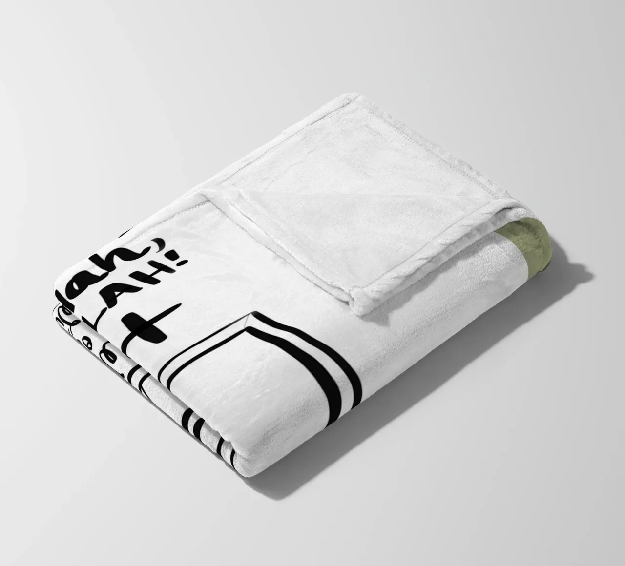 gerahmt 2 Fleecedecke von words-in-frames