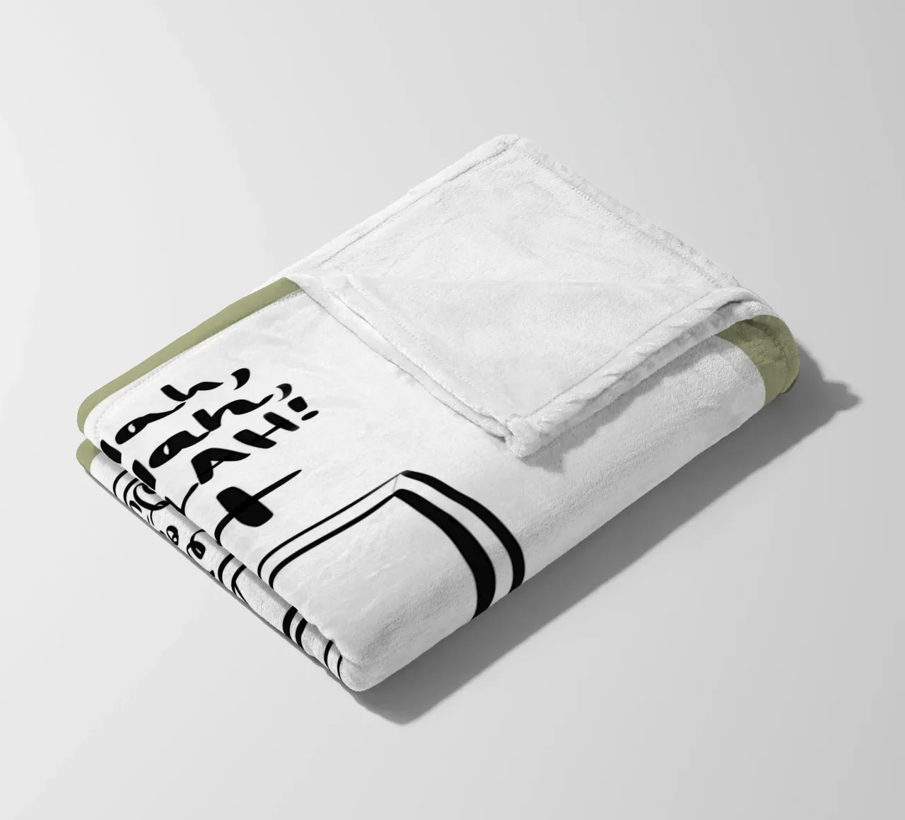 gerahmt 2 Fleecedecke von words-in-frames