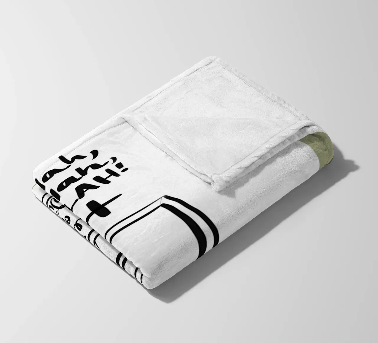 gerahmt 2 Fleecedecke von words-in-frames