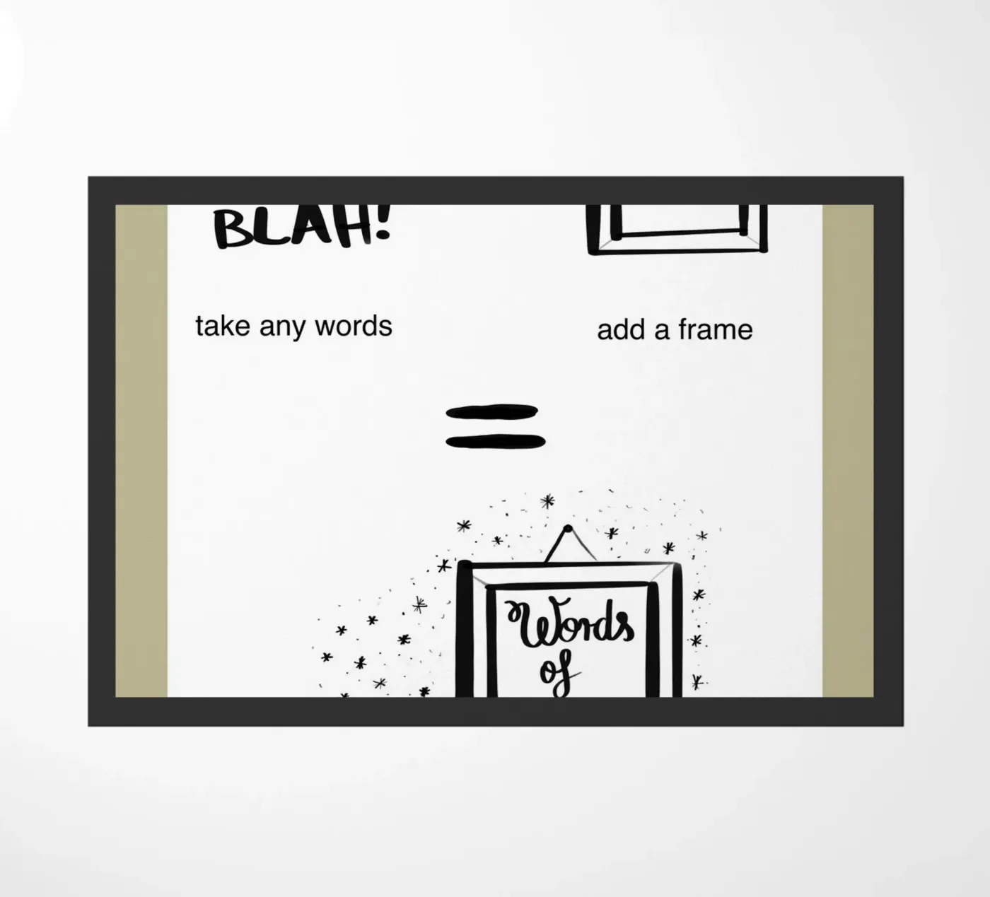 inquadrato 3 zerbino da words-in-frames