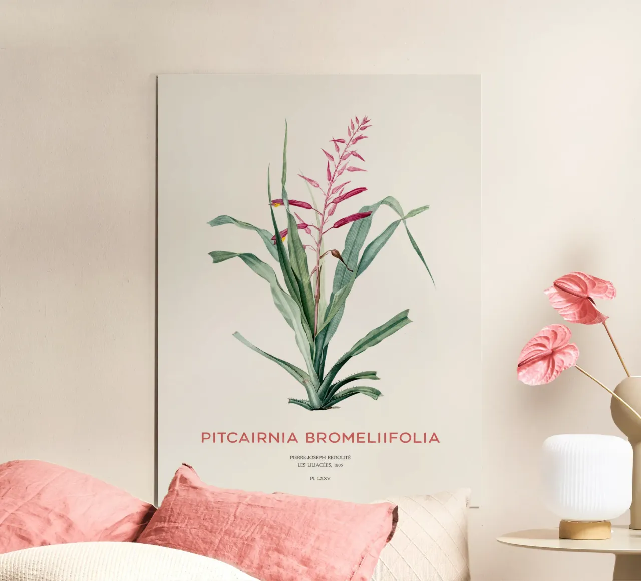 Pitcairnia bromeliifolia fiore carta hahnemühle da Vintagrafica