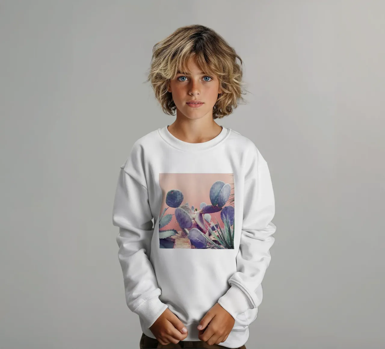 Into the Tropics (Pink) felpa bambino da BlauMaschine