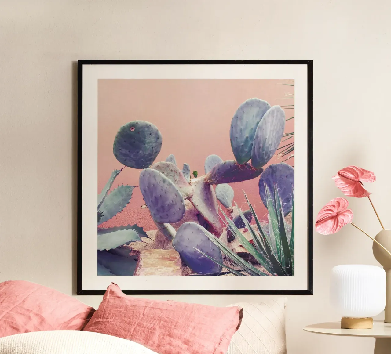 Into the Tropics (Pink) carta hahnemühle da BlauMaschine