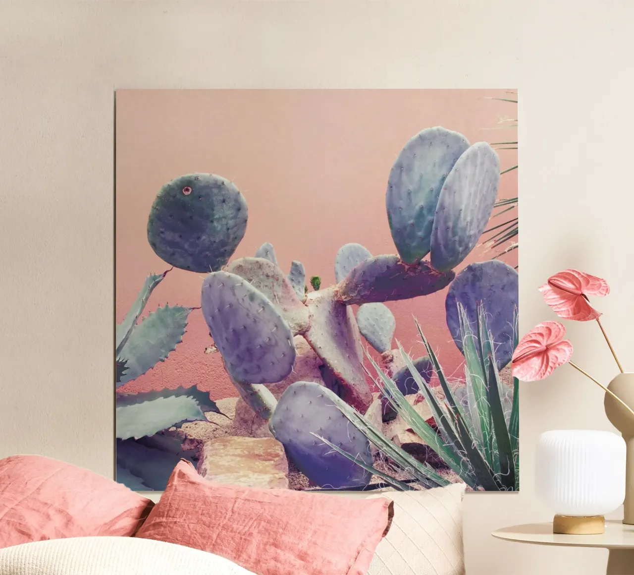 Into the Tropics (Pink) carta hahnemühle da BlauMaschine