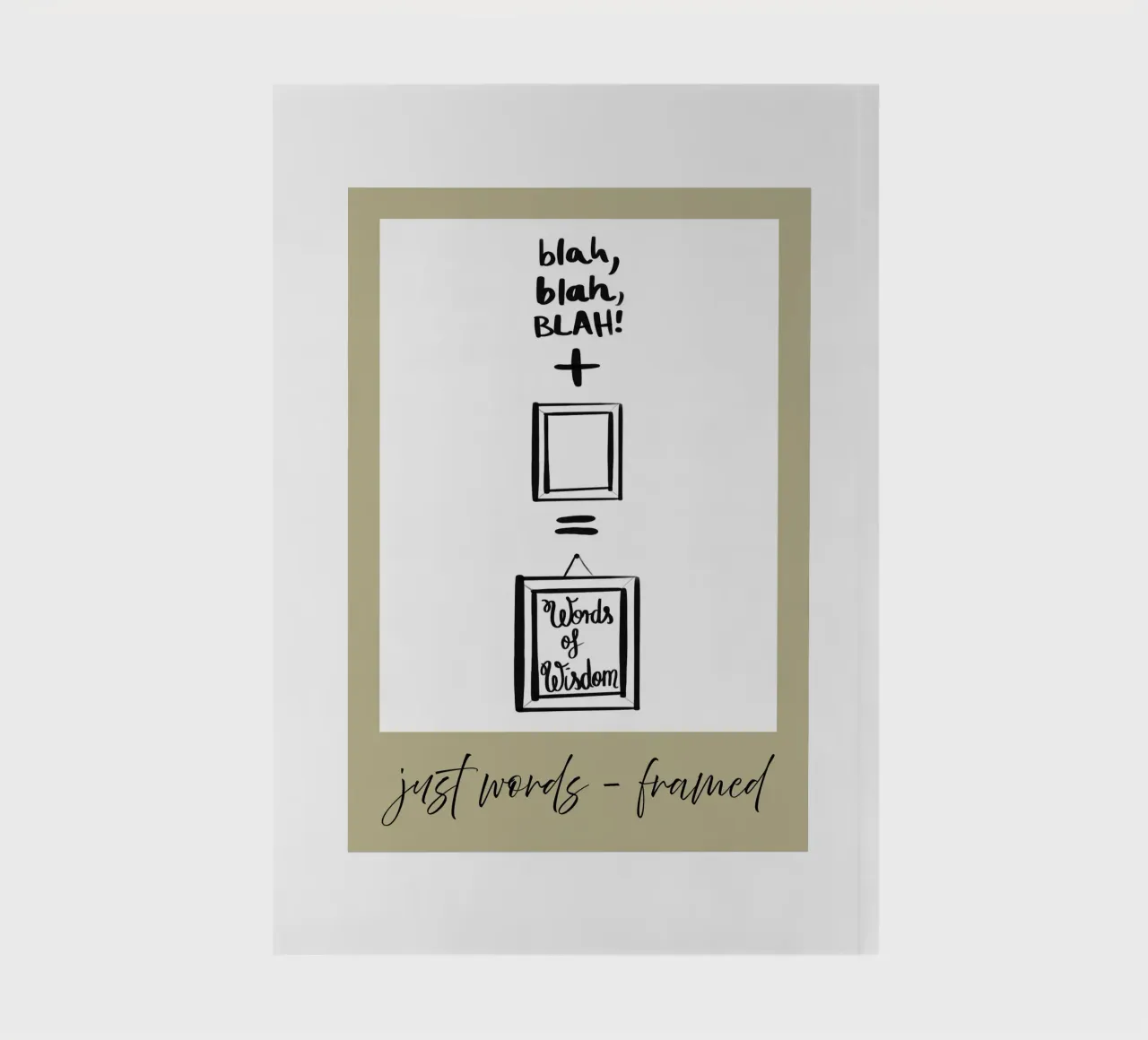 just words - framed 2 notebook by words-in-frames