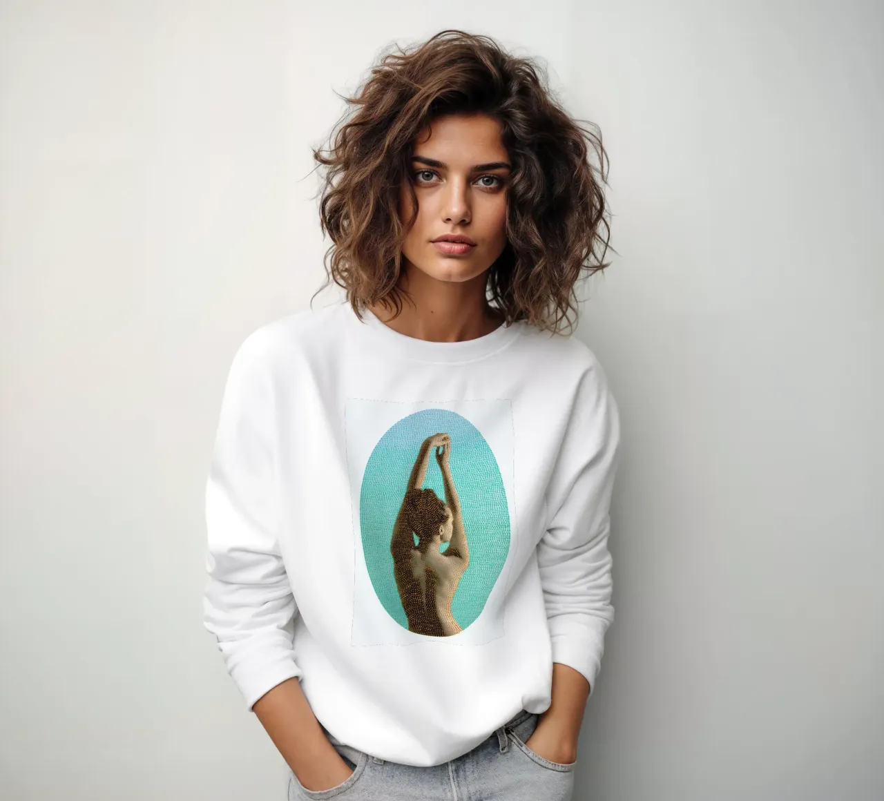 Noise (Mint) Sweatshirt von BlauMaschine