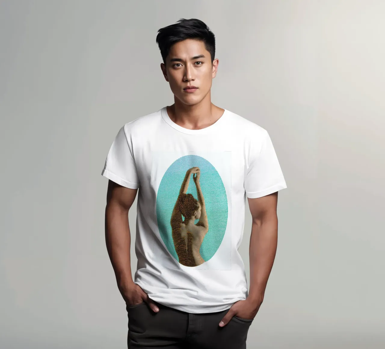 Noise (Mint) t-shirt da BlauMaschine