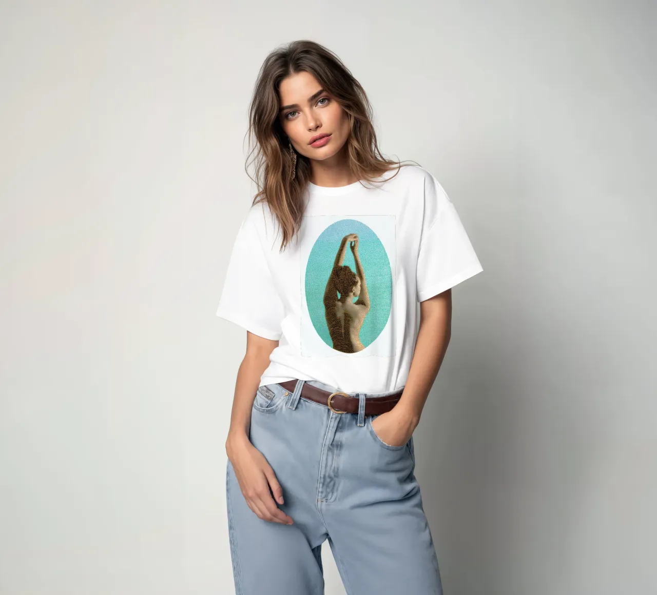 Noise (Mint) t-shirt da BlauMaschine