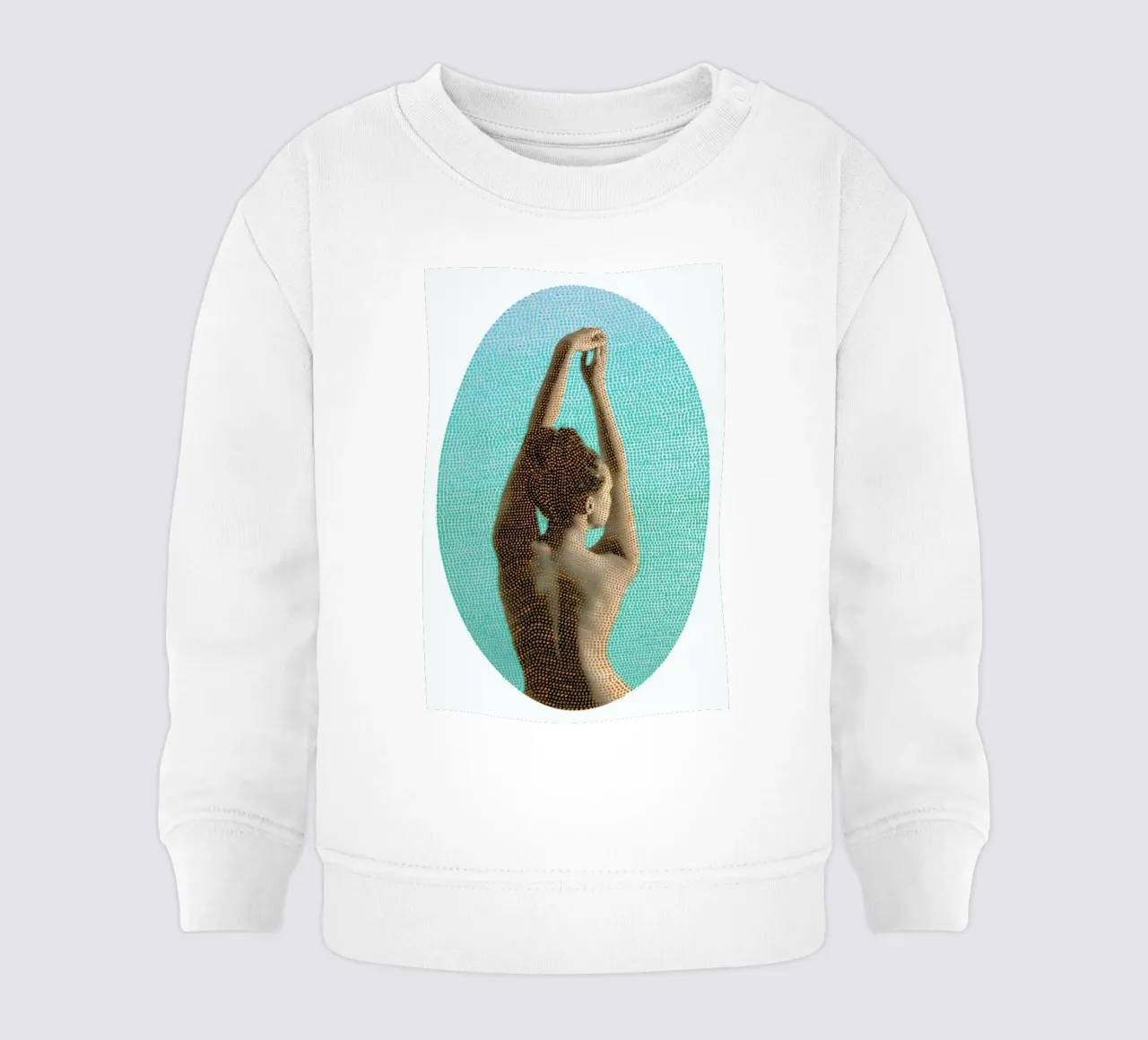 Noise (Mint) baby sweatshirt by BlauMaschine