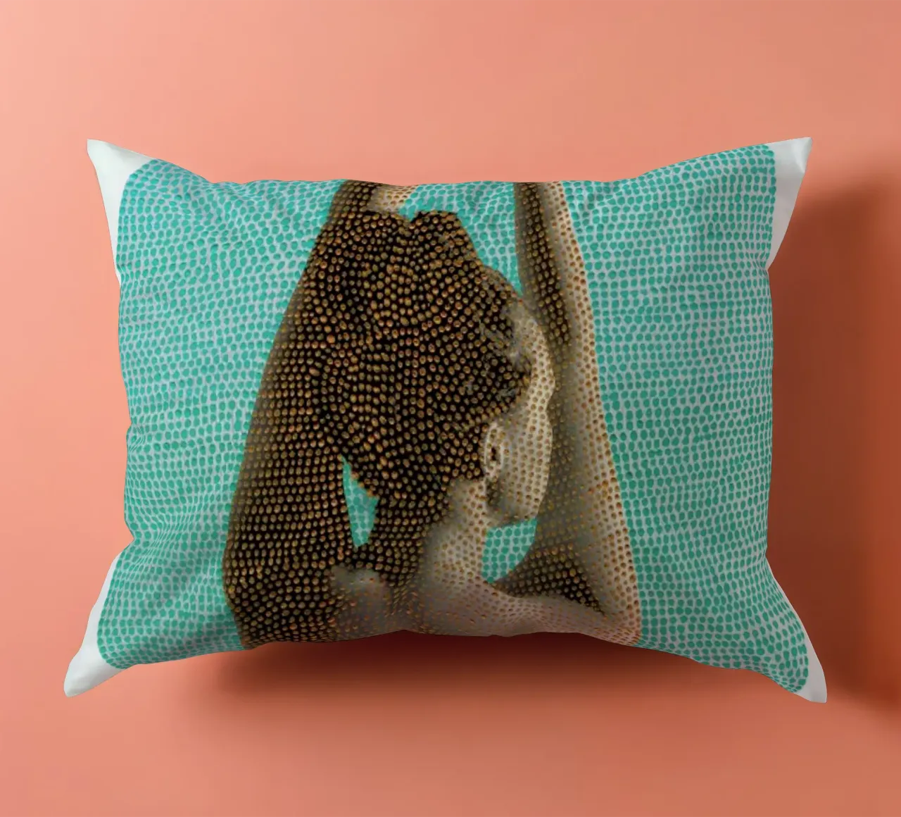 Noise (Mint) cuscino da BlauMaschine