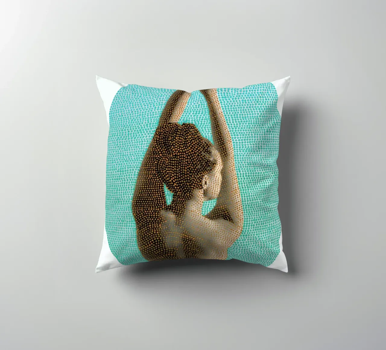 Noise (Mint) cuscino da BlauMaschine