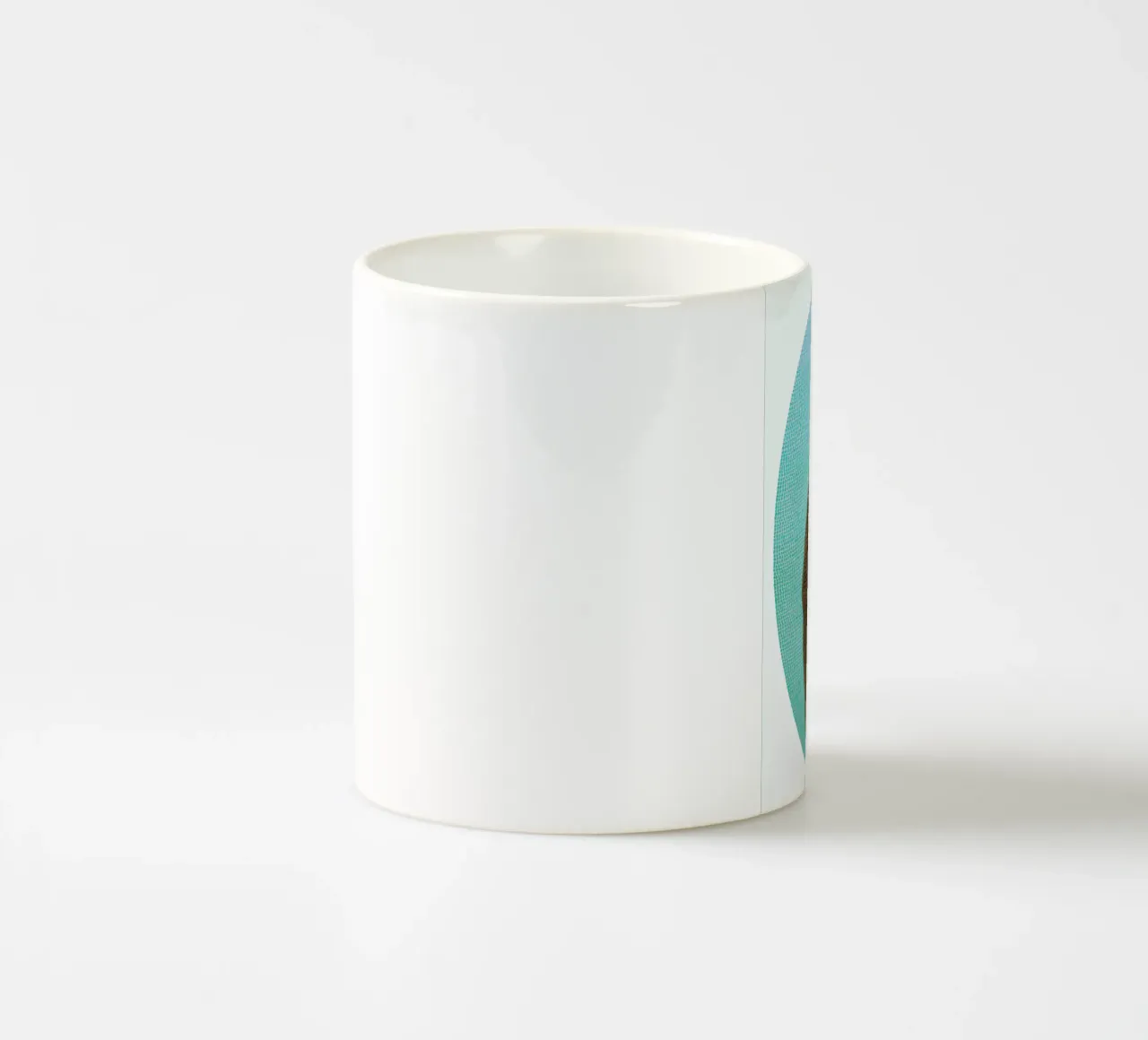 Noise (Mint) Keramik Tasse von BlauMaschine