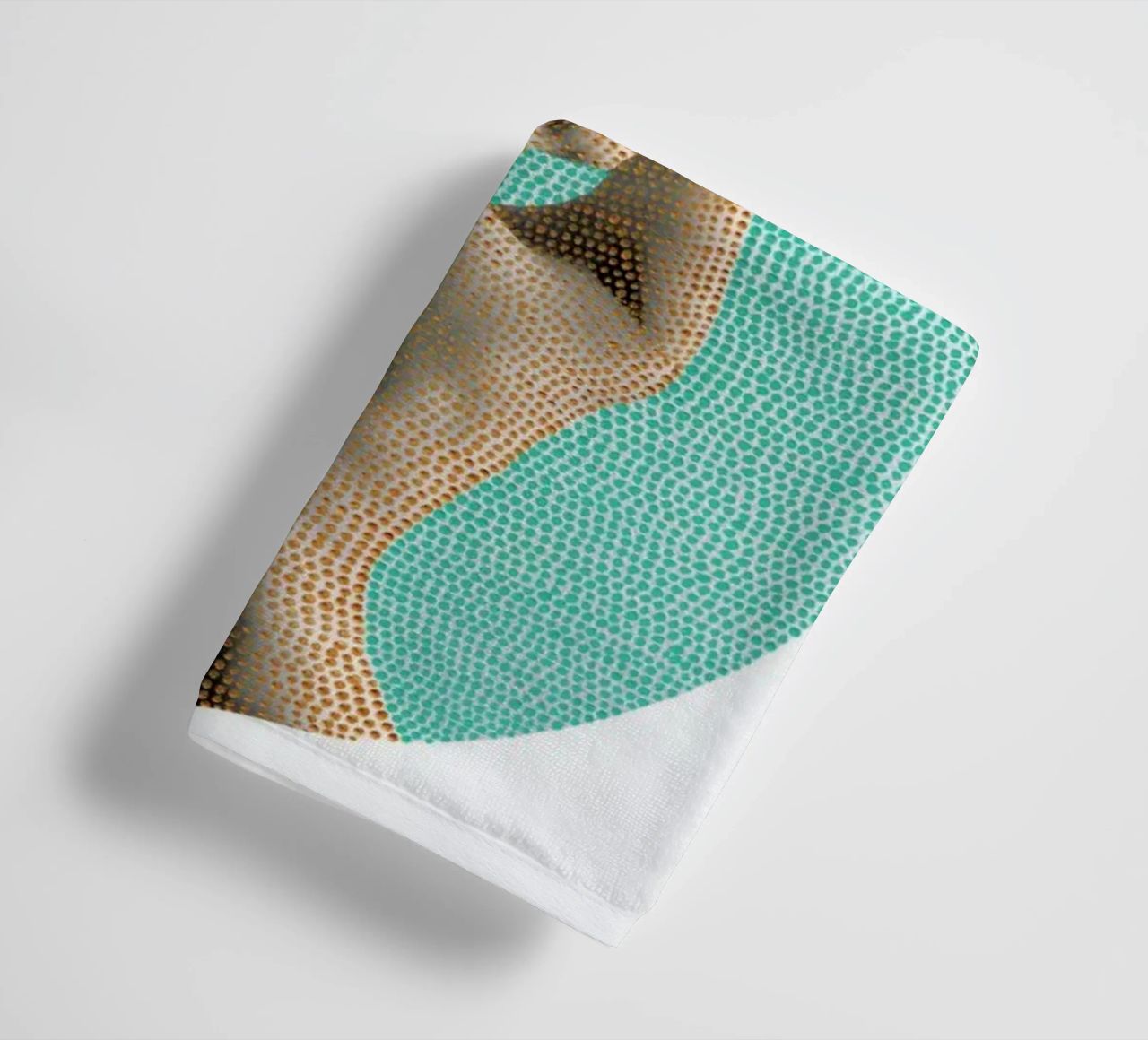 Noise (Mint) towel by BlauMaschine