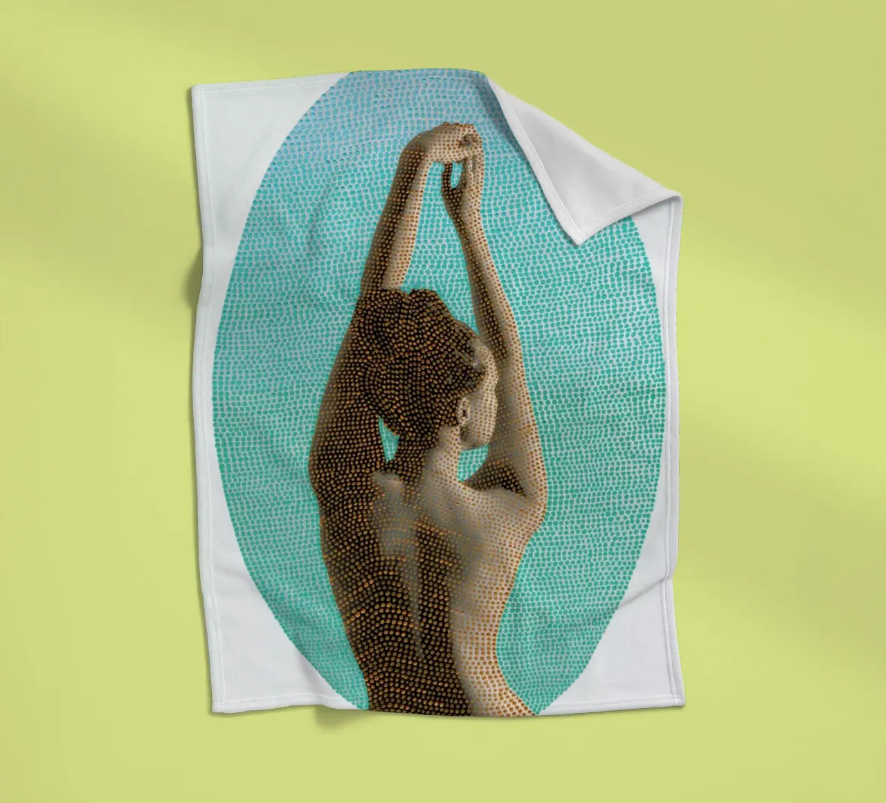 Noise (Mint) coperta in pile da BlauMaschine
