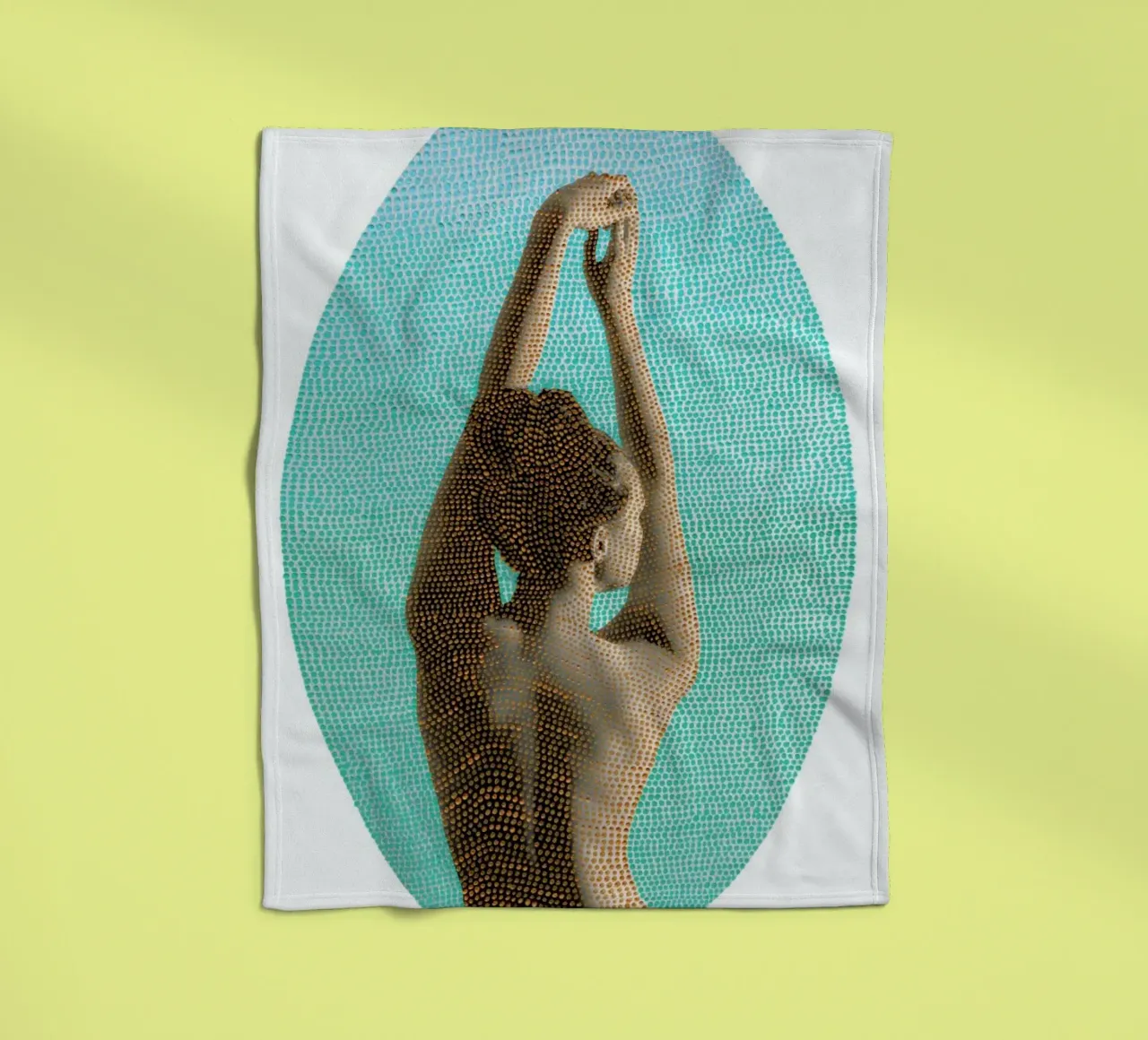 Noise (Mint) coperta in pile da BlauMaschine
