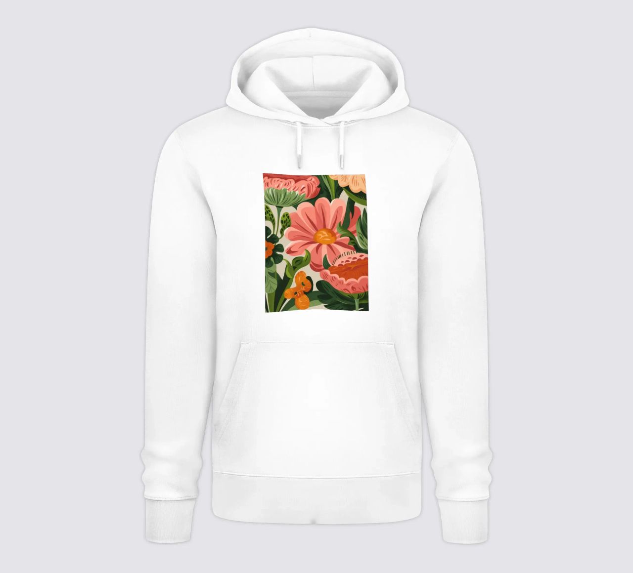 Fiori colorati felpa con cappuccio da Artie Shifa