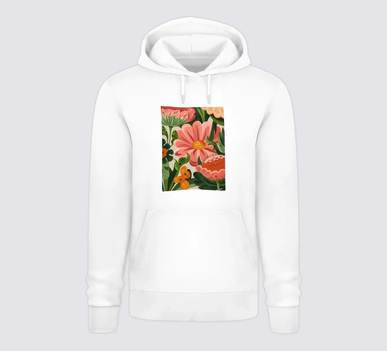 Colorful Blooms hoodie by Artie Shifa