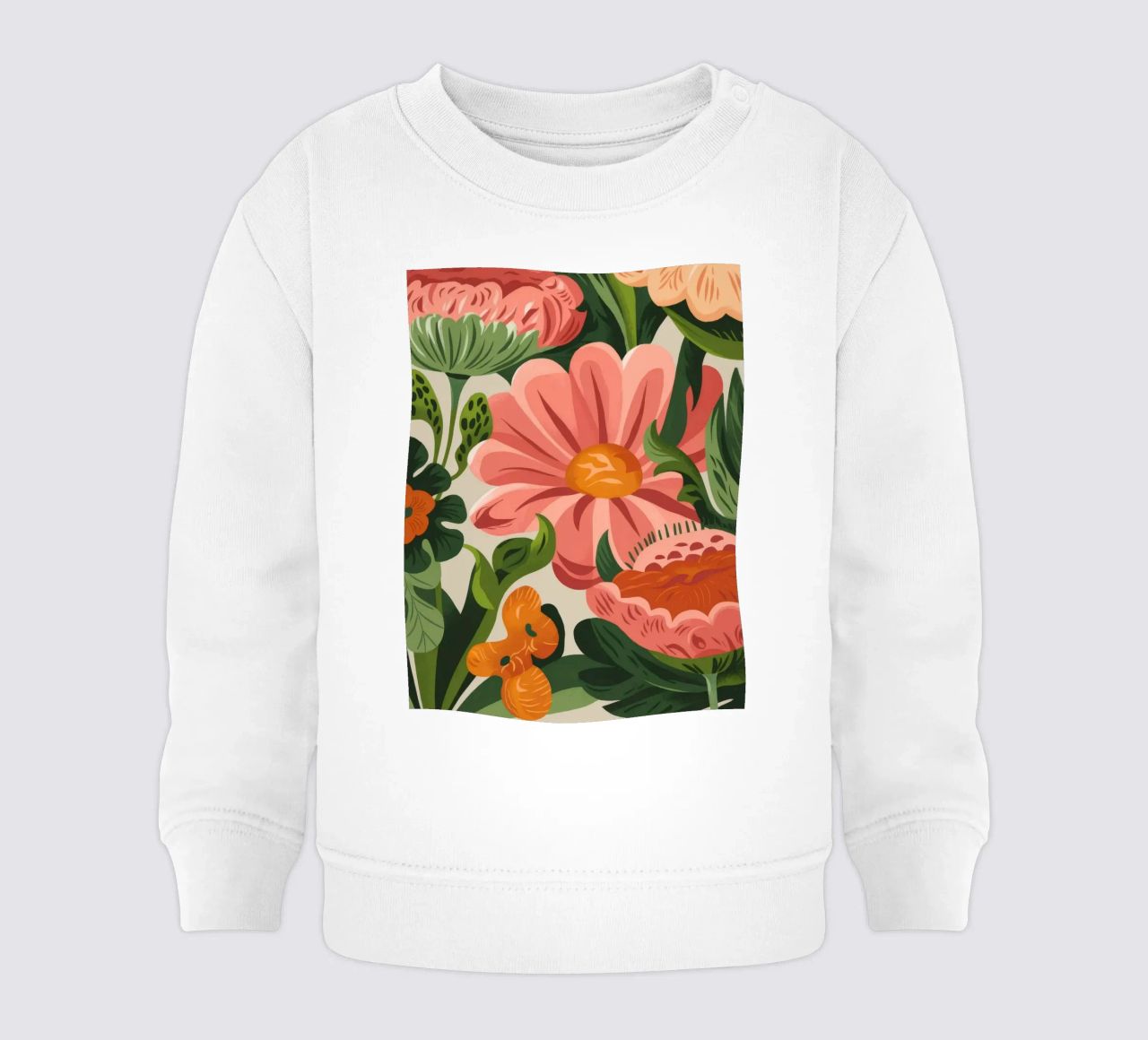 Fiori colorati felpa neonato da Artie Shifa