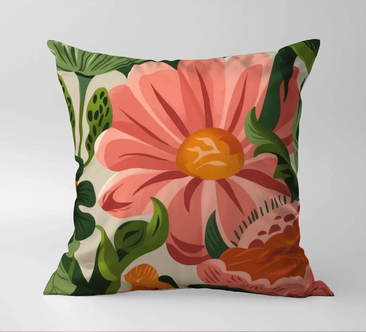 Fiori colorati cuscino da Artie Shifa