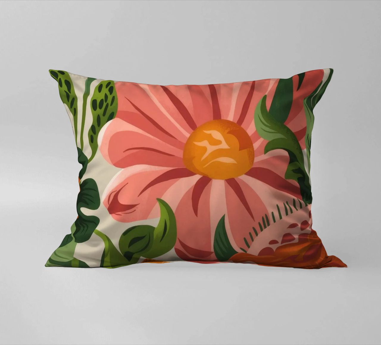 Fiori colorati cuscino da Artie Shifa