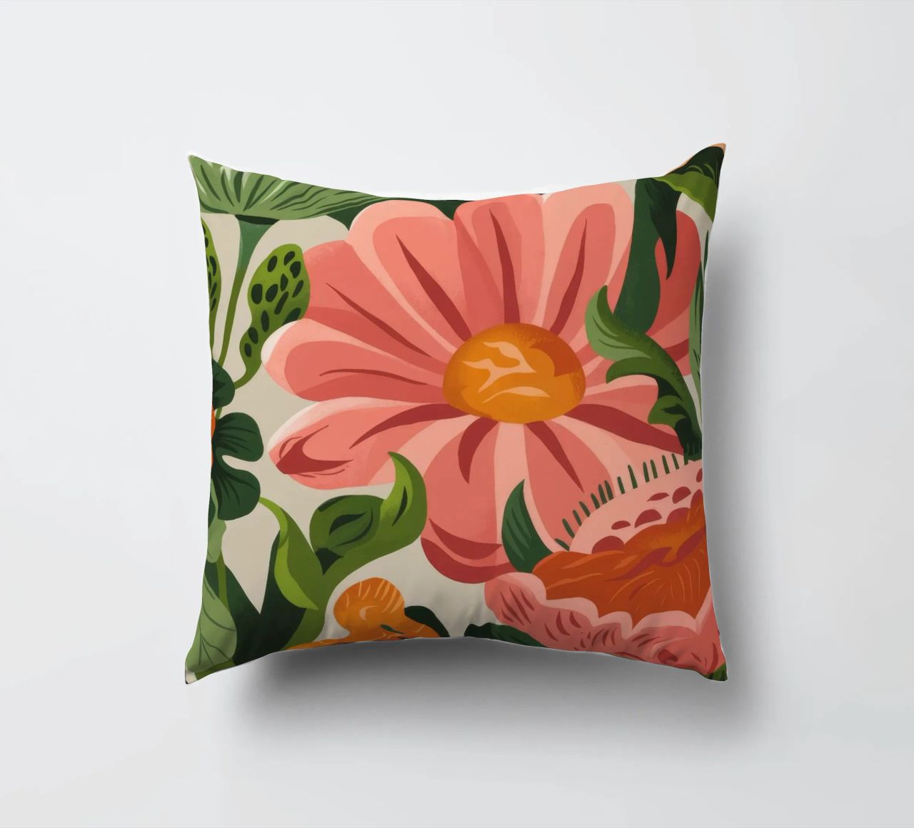 Fiori colorati cuscino da Artie Shifa