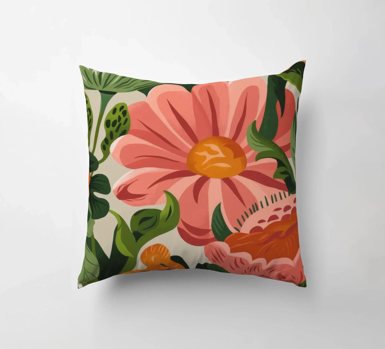 Fiori colorati cuscino da Artie Shifa