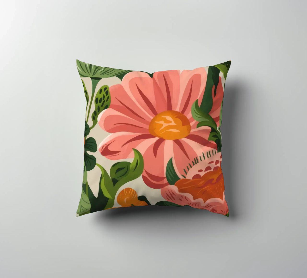 Fiori colorati cuscino da Artie Shifa