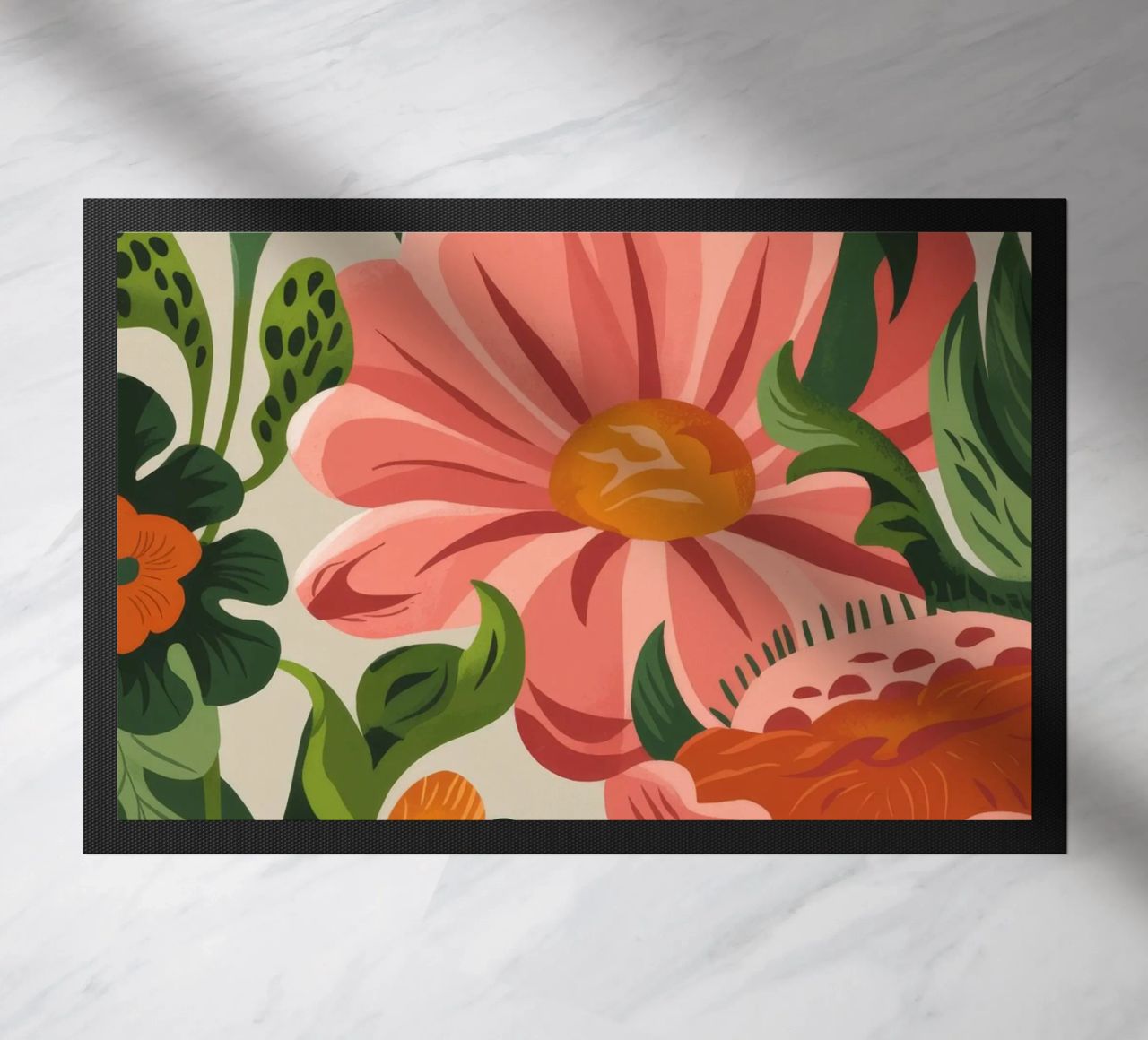 Fiori colorati zerbino da Artie Shifa