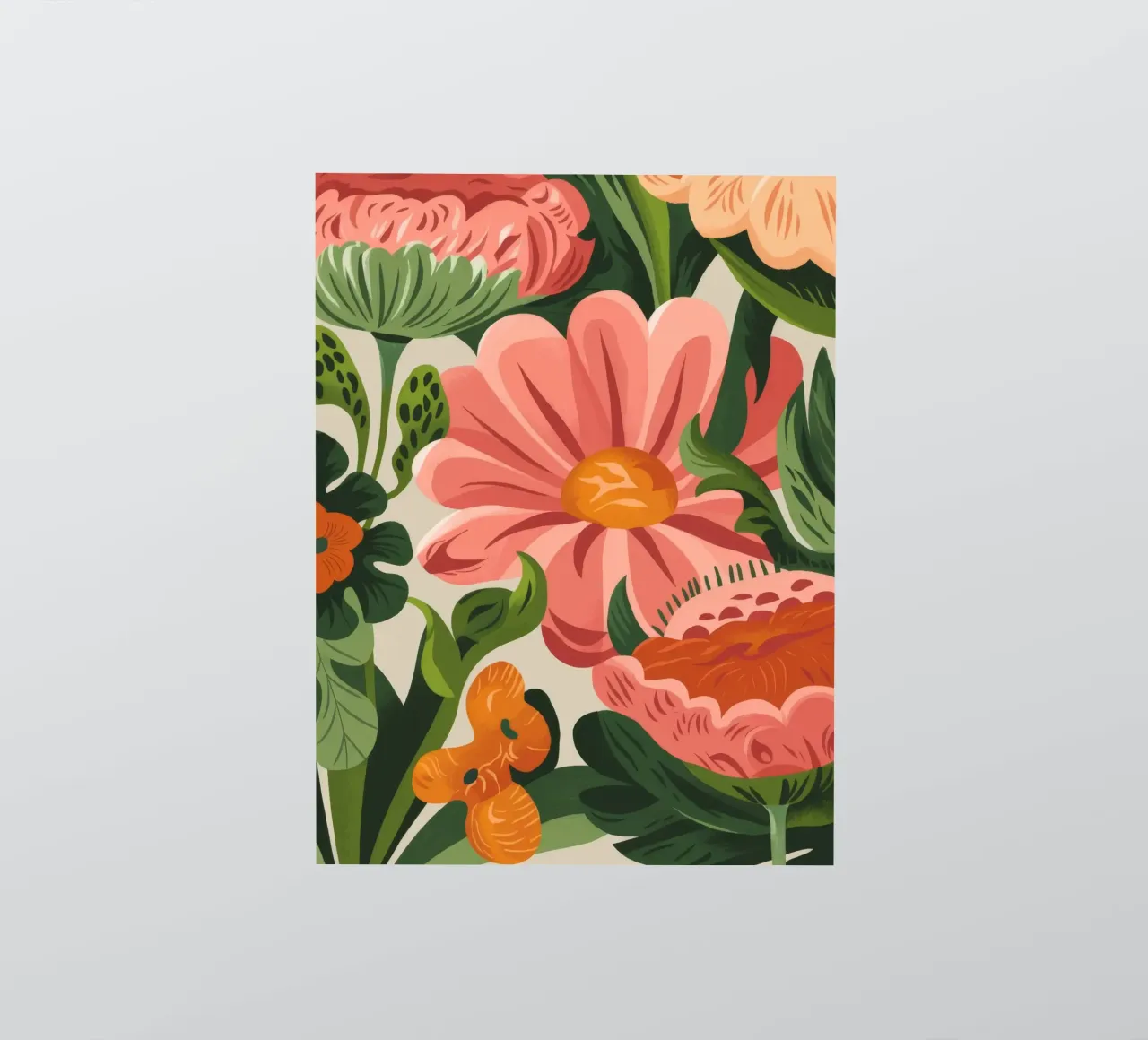 Fiori colorati adesivo da Artie Shifa