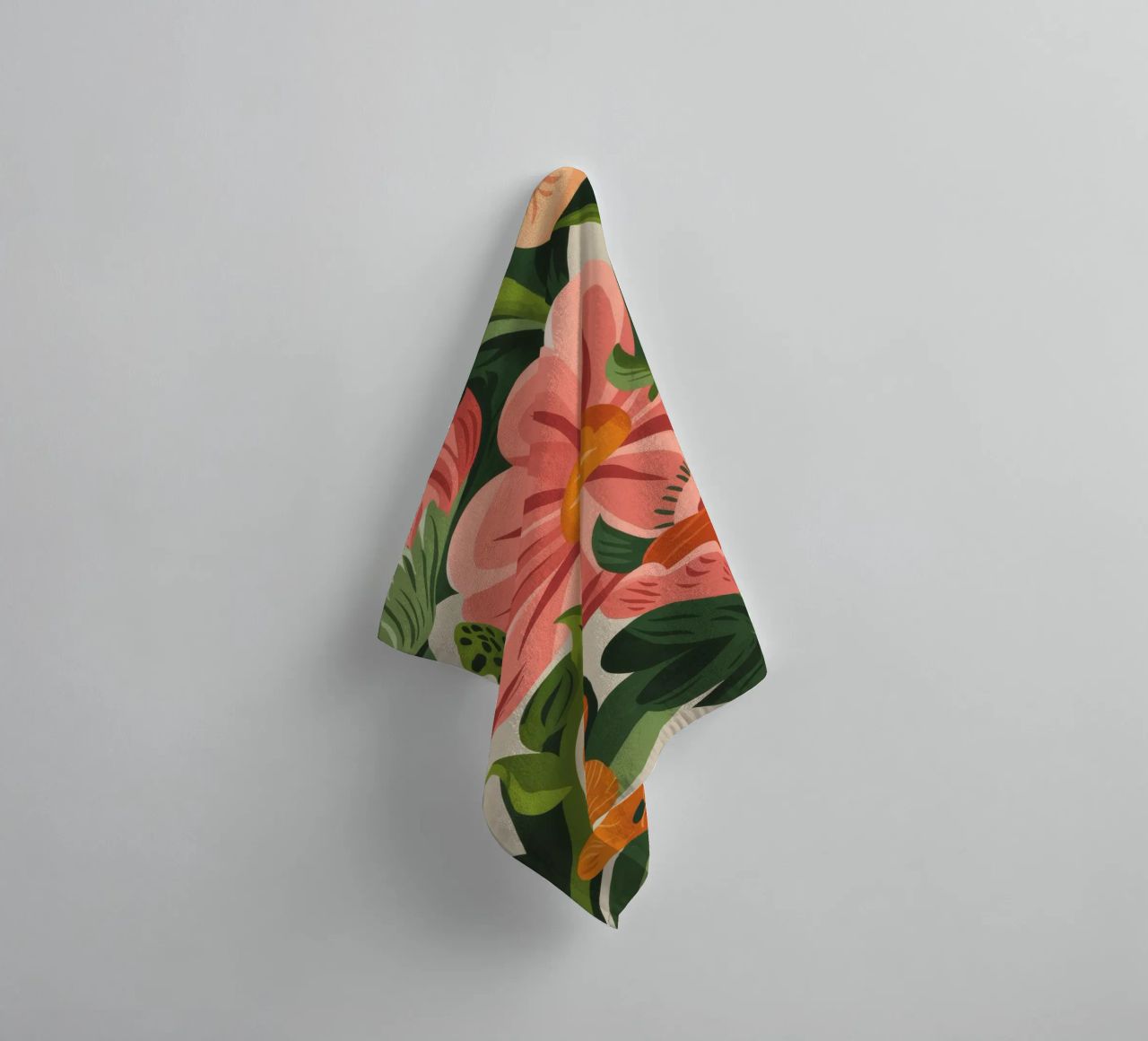 Fiori colorati asciugamano da bagno da Artie Shifa
