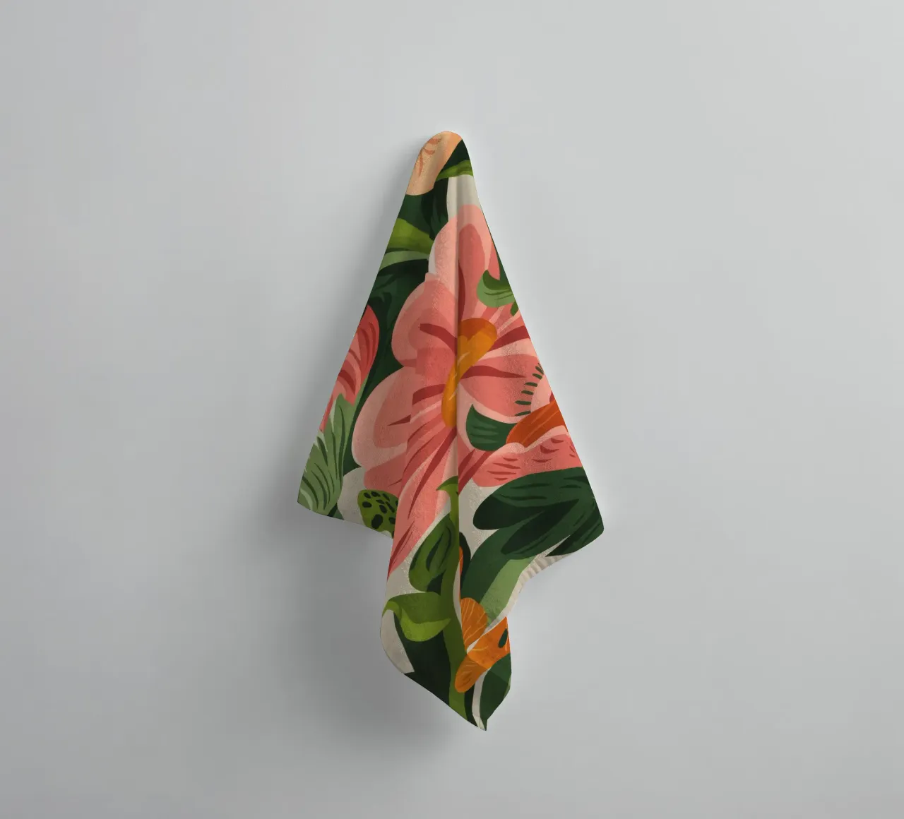 Fiori colorati asciugamano da bagno da Artie Shifa