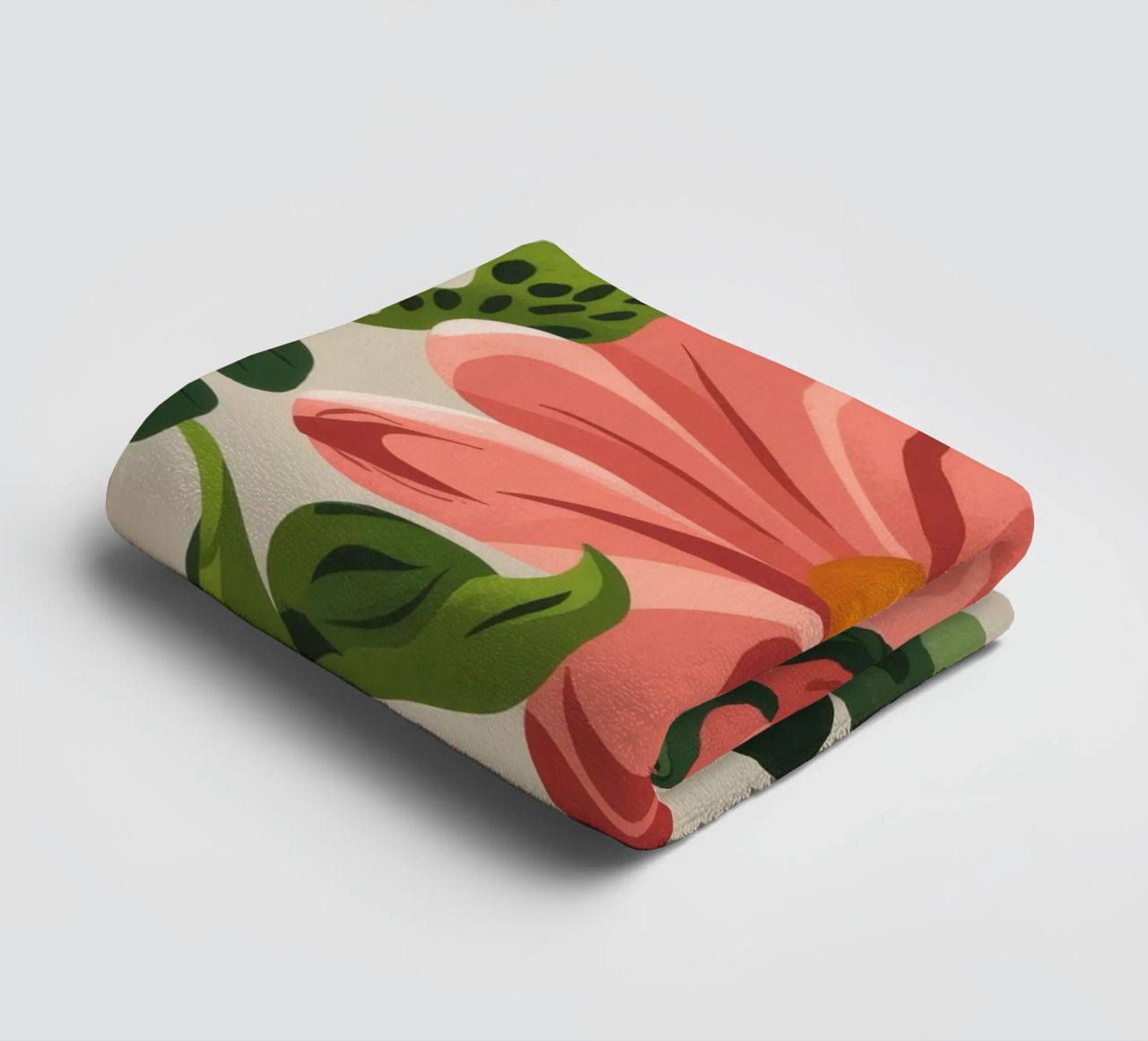 Fiori colorati asciugamano da bagno da Artie Shifa