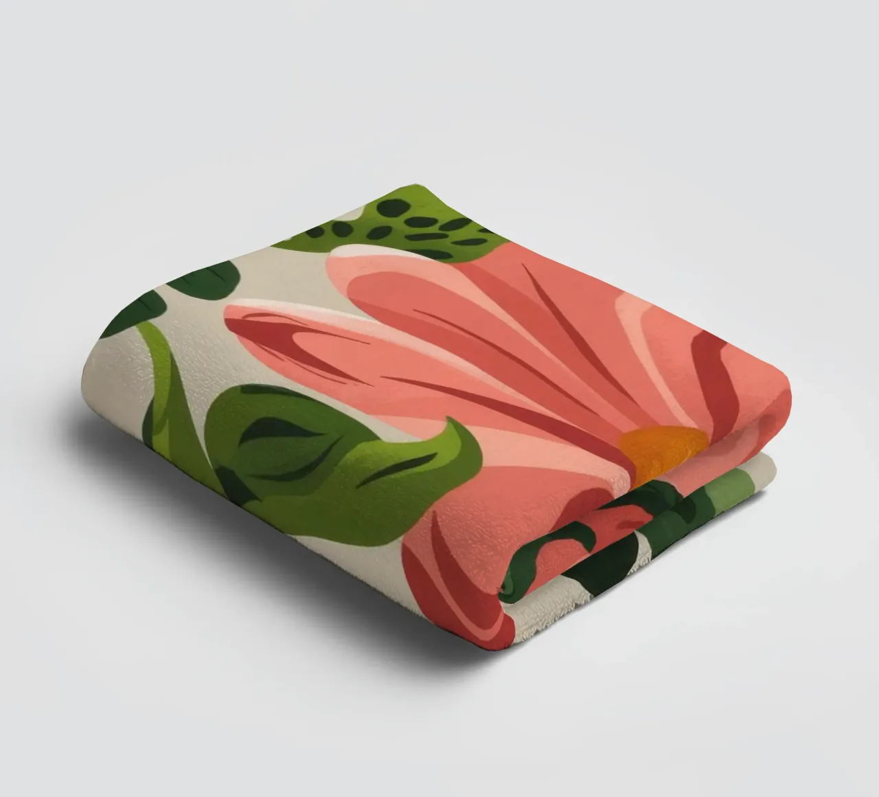 Fiori colorati asciugamano da bagno da Artie Shifa