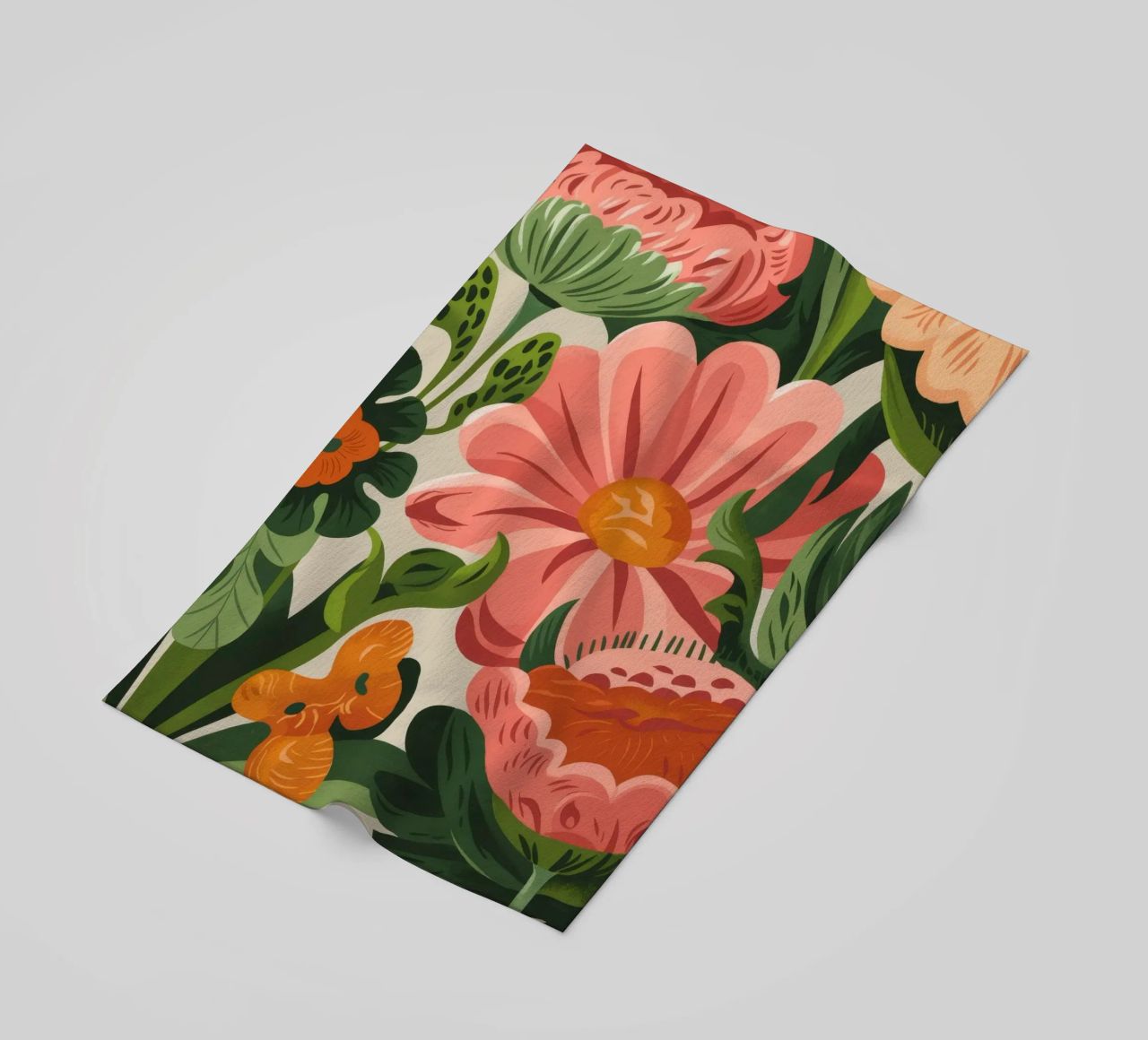 Fiori colorati telo mare da Artie Shifa