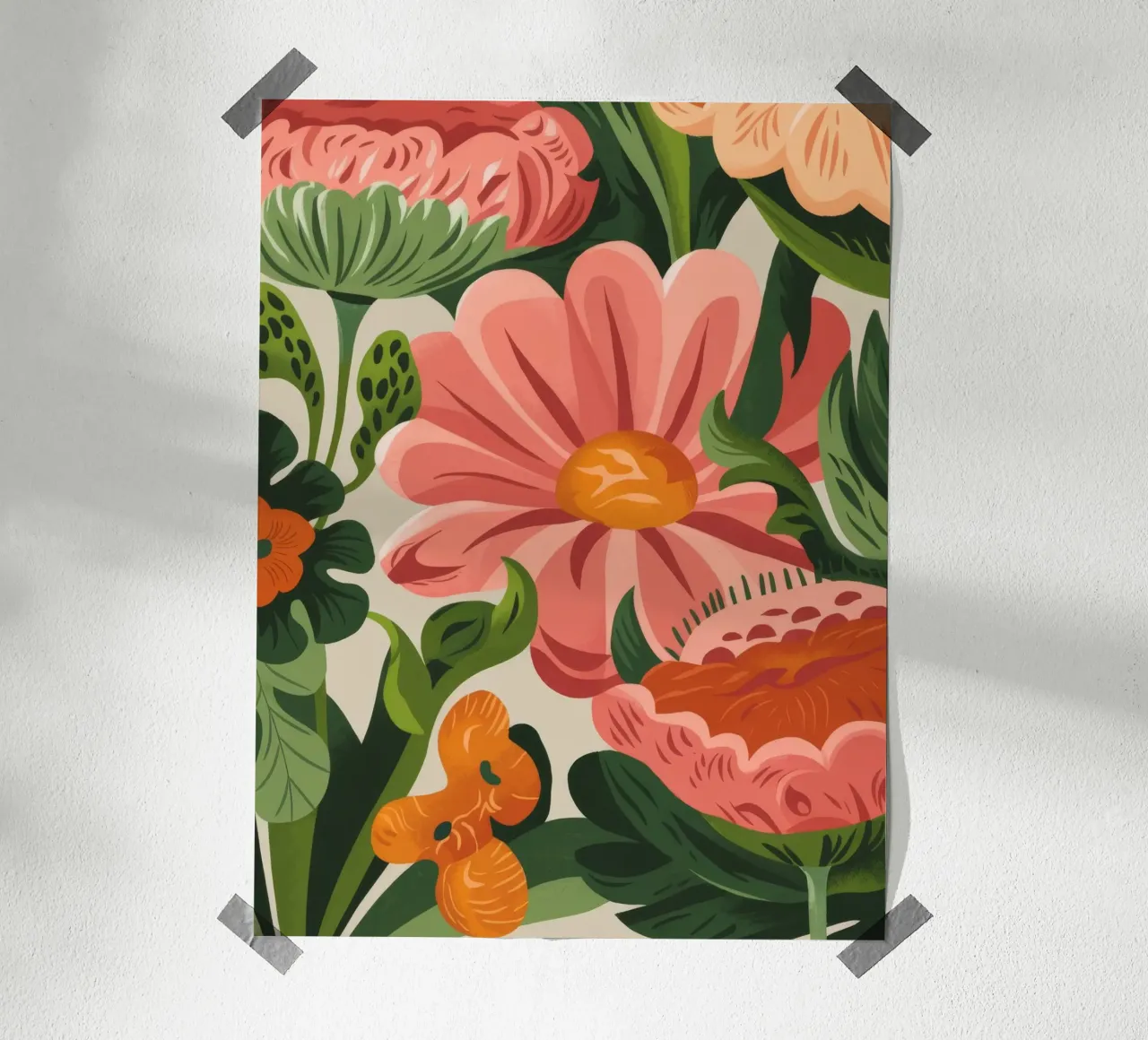 Fiori colorati carta hahnemühle da Artie Shifa