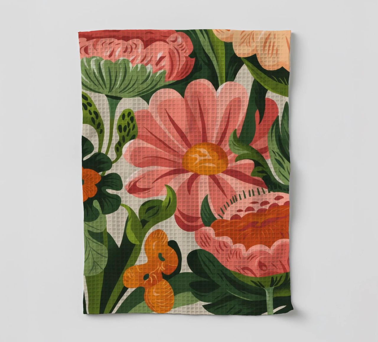 Fiori colorati canovaccio da cucina da Artie Shifa