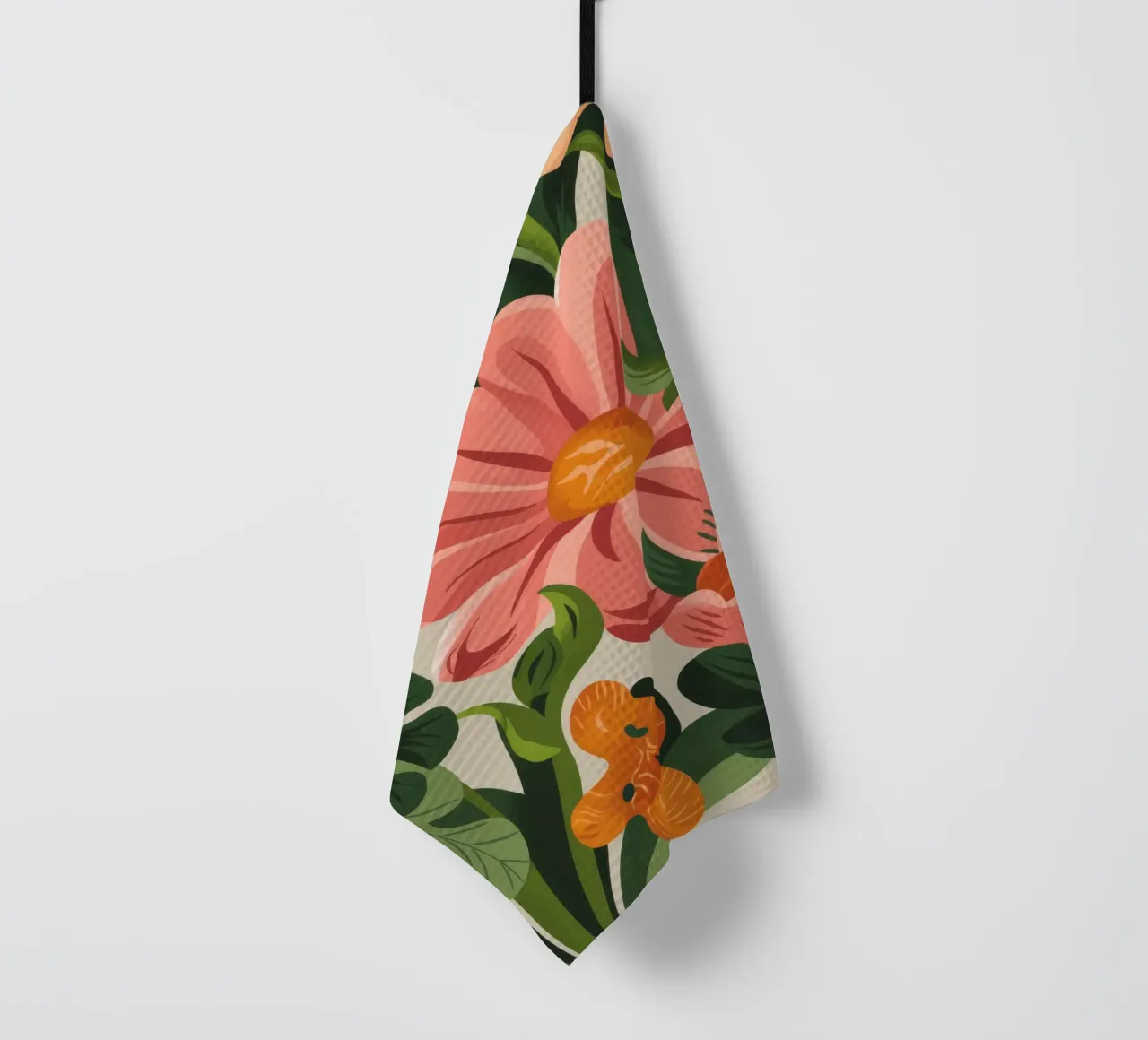 Fleurs colorées torchon de Artie Shifa