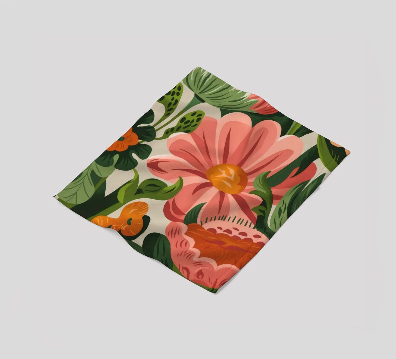 Fiori colorati coperta in pile da Artie Shifa