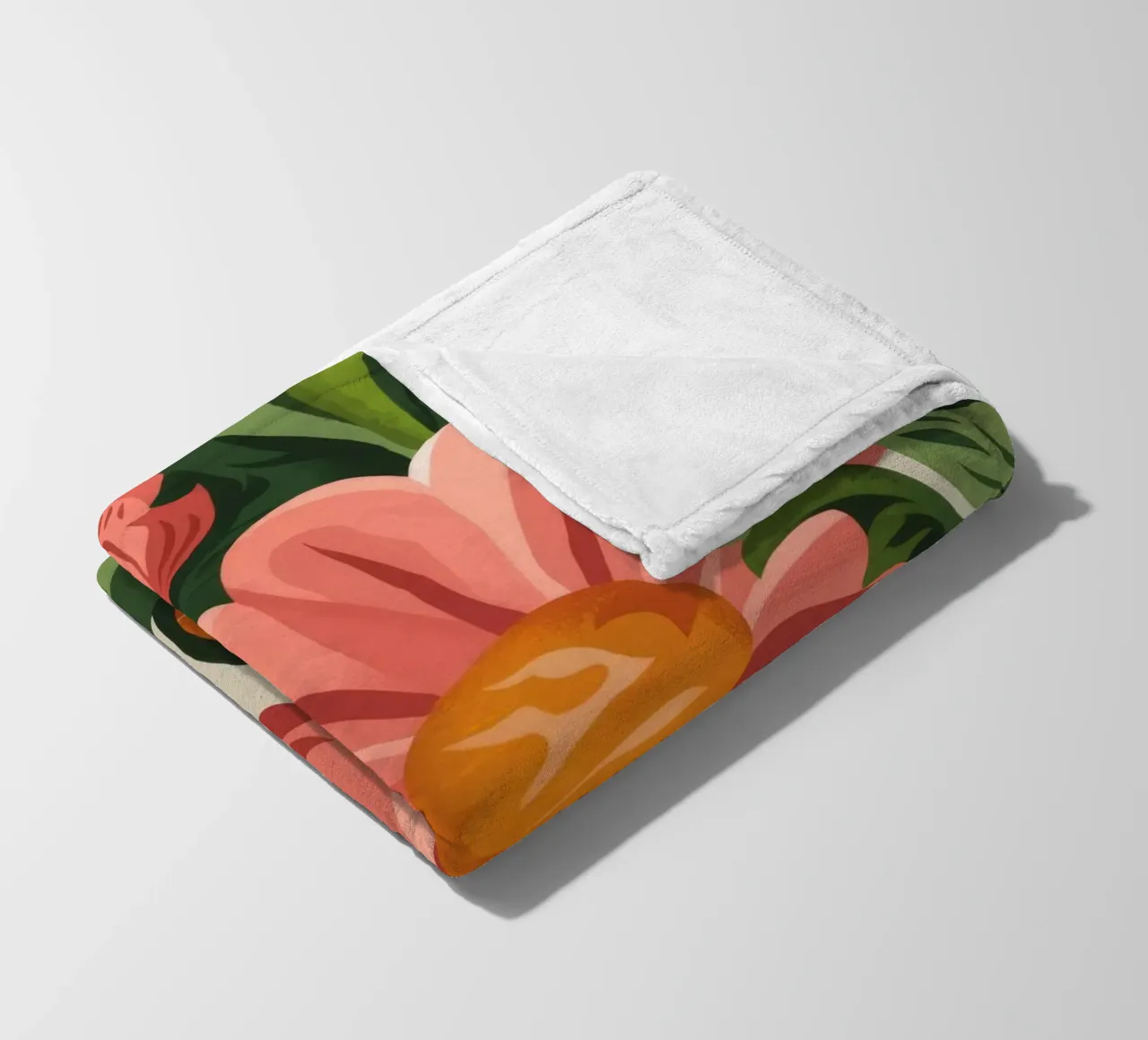 Fiori colorati coperta in pile da Artie Shifa