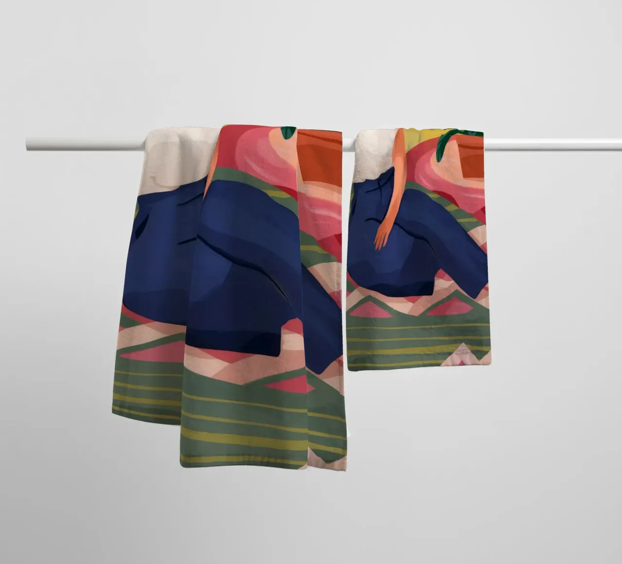 Comforting Rest towel by Artie Shifa