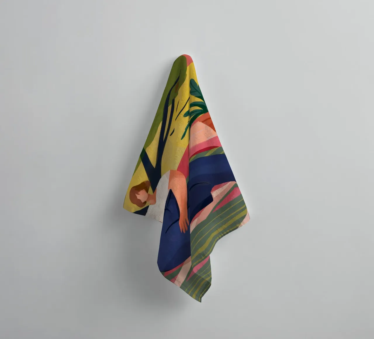 Comforting Rest towel by Artie Shifa