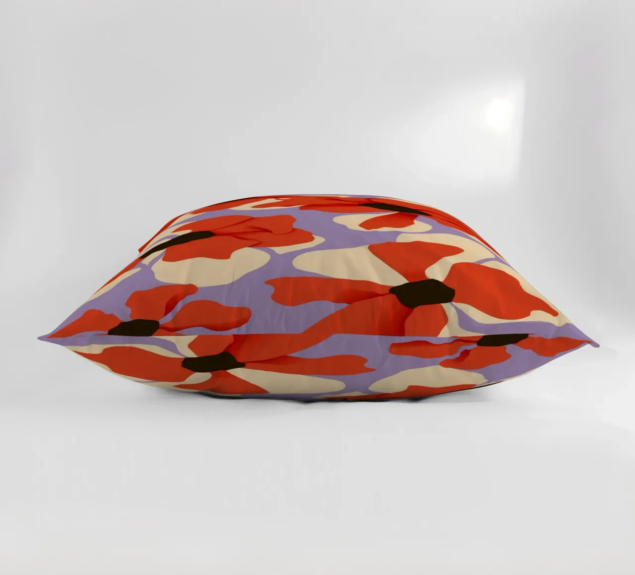 Fioritura cremisi cuscino da Artie Shifa
