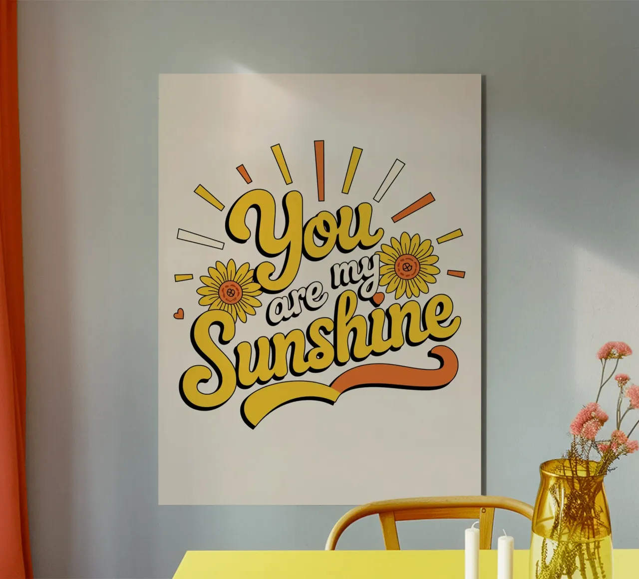 Sei il mio raggio di sole alluminio dibond da logic