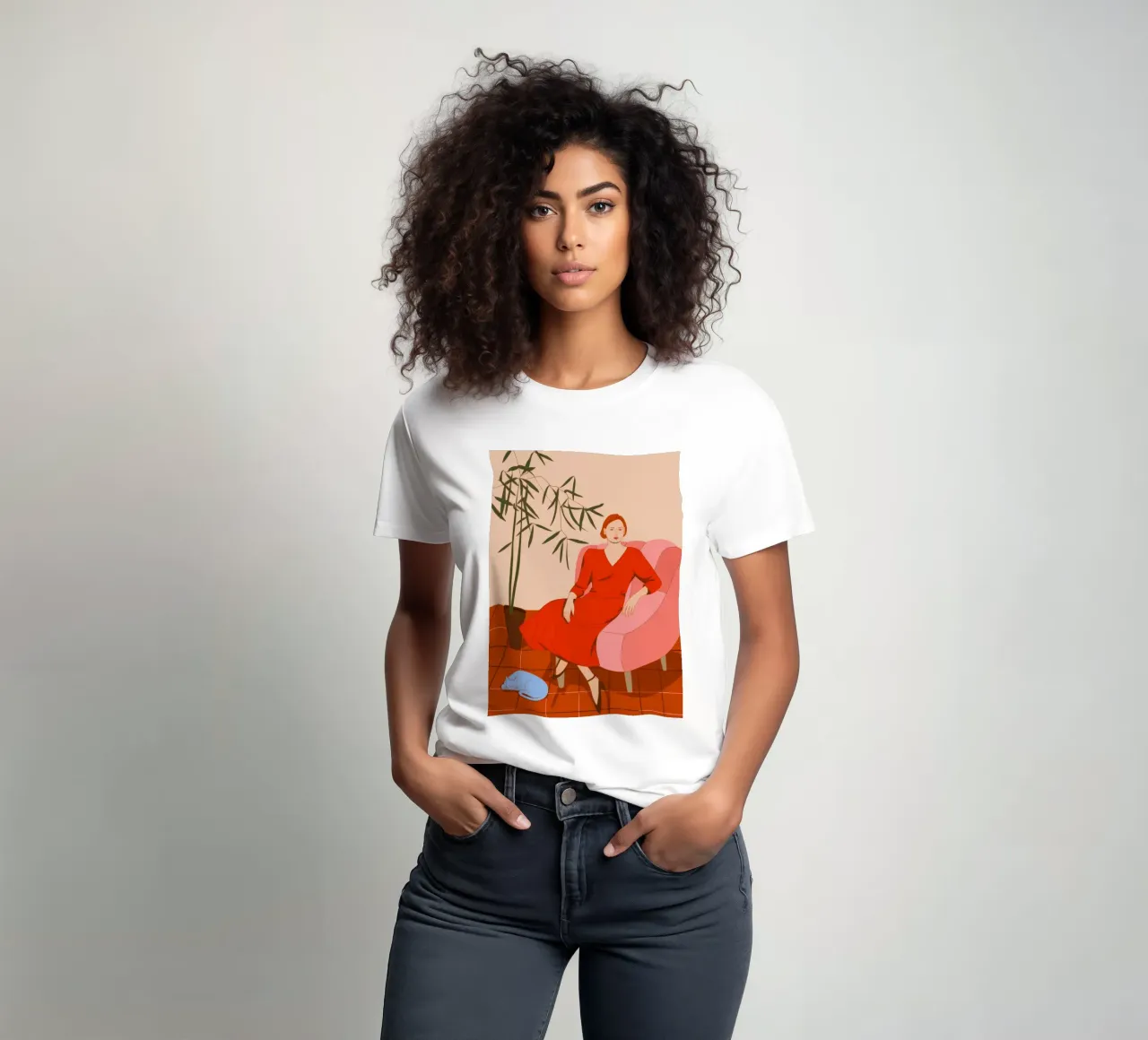 Tranquillità moderna t-shirt da Artie Shifa