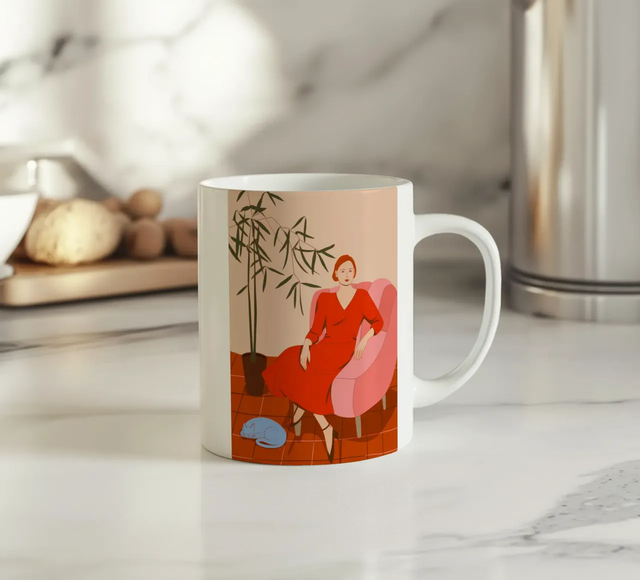 Tranquillità moderna tazza in ceramica da Artie Shifa