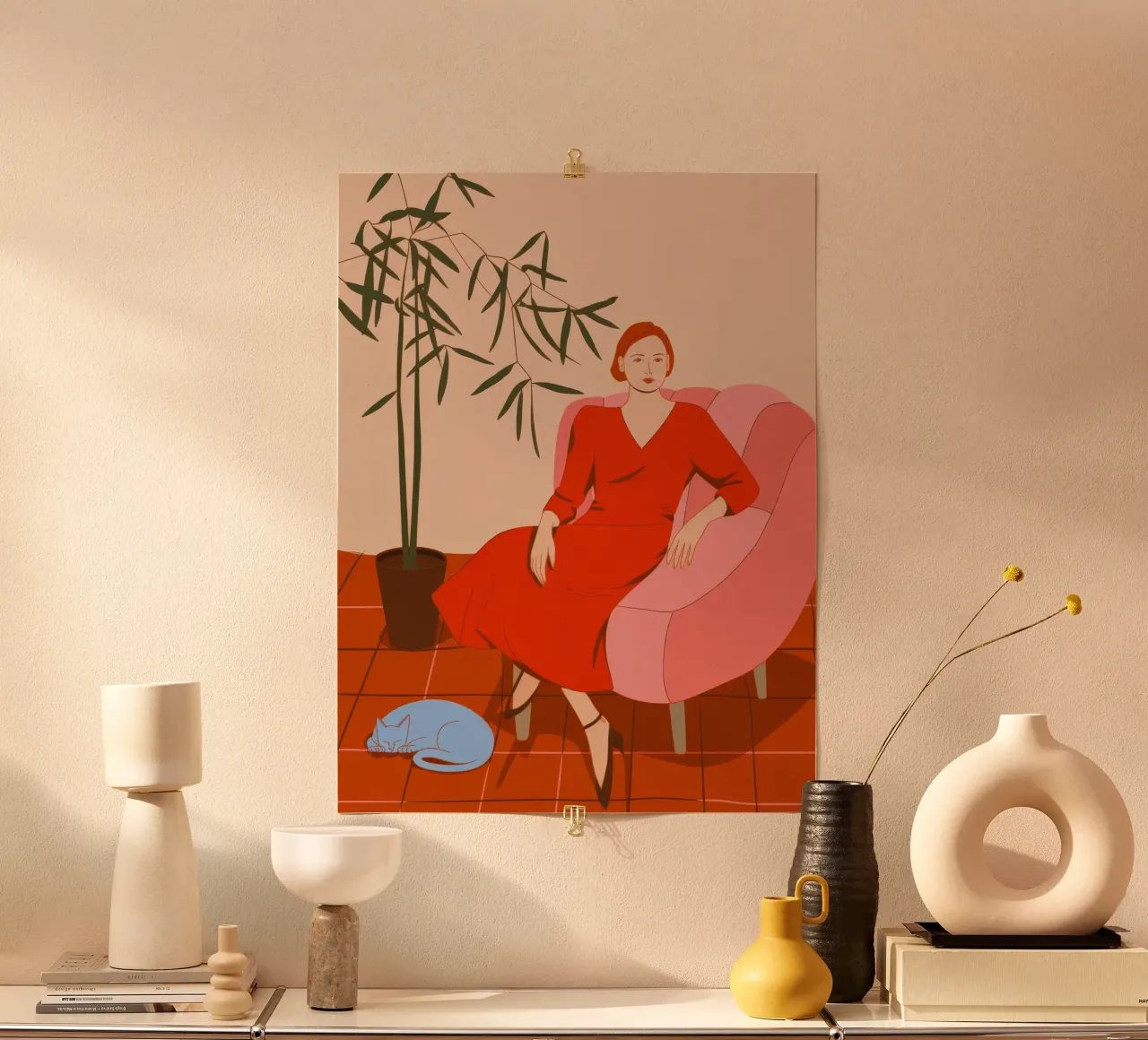 Tranquillità moderna carta hahnemühle da Artie Shifa