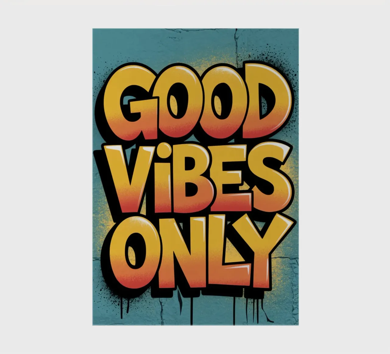 NUR GUTE SCHWINGUNGEN Notizbuch von logic