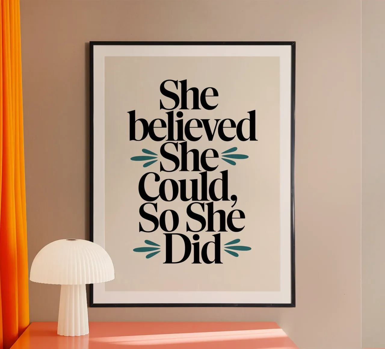 Credeva di poterlo fare, e così lo ha fatto poster da logic