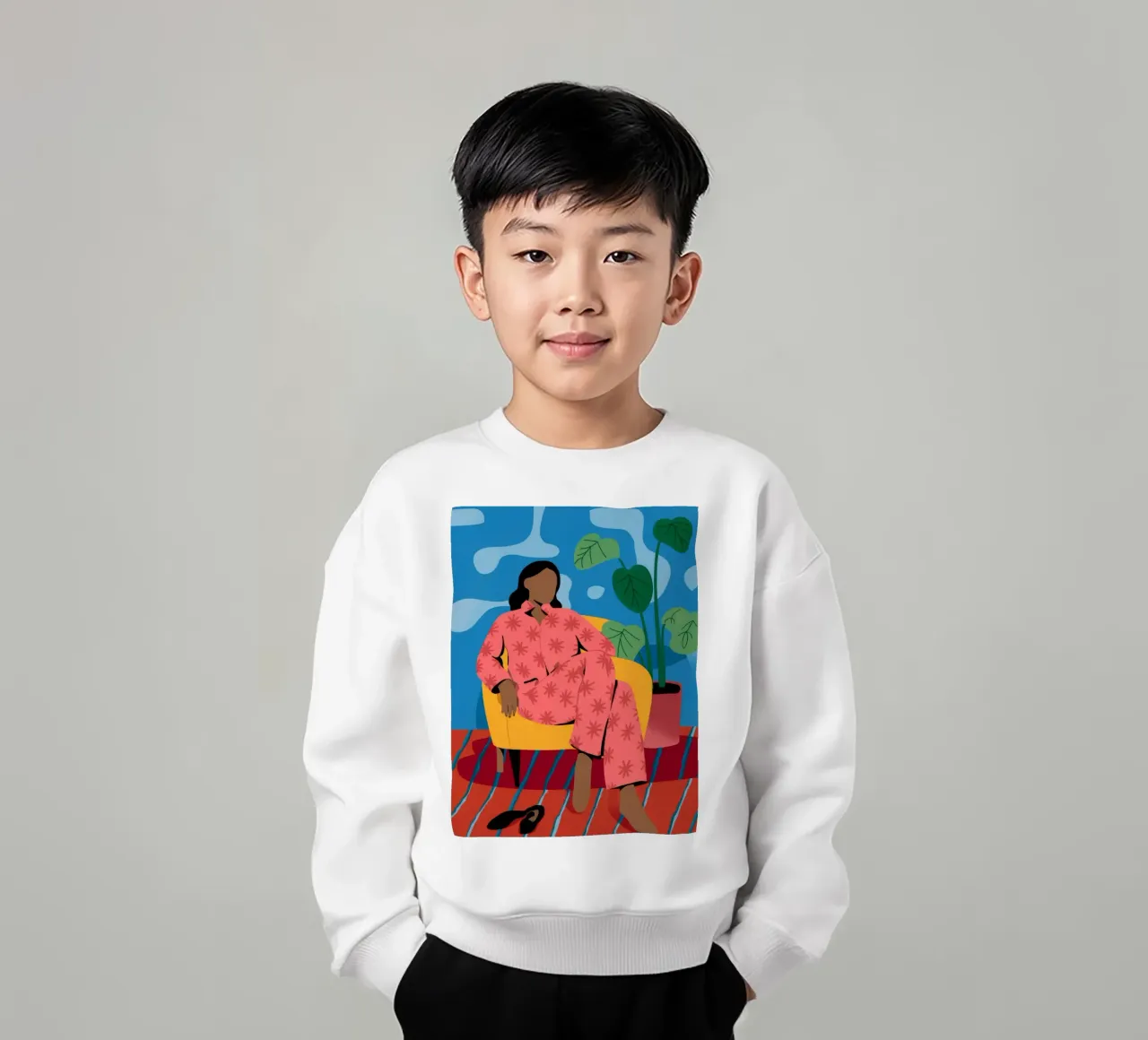 Comfort a colori felpa bambino da Artie Shifa