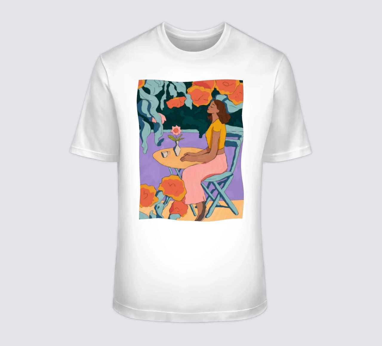 Momento floreale t-shirt da Artie Shifa